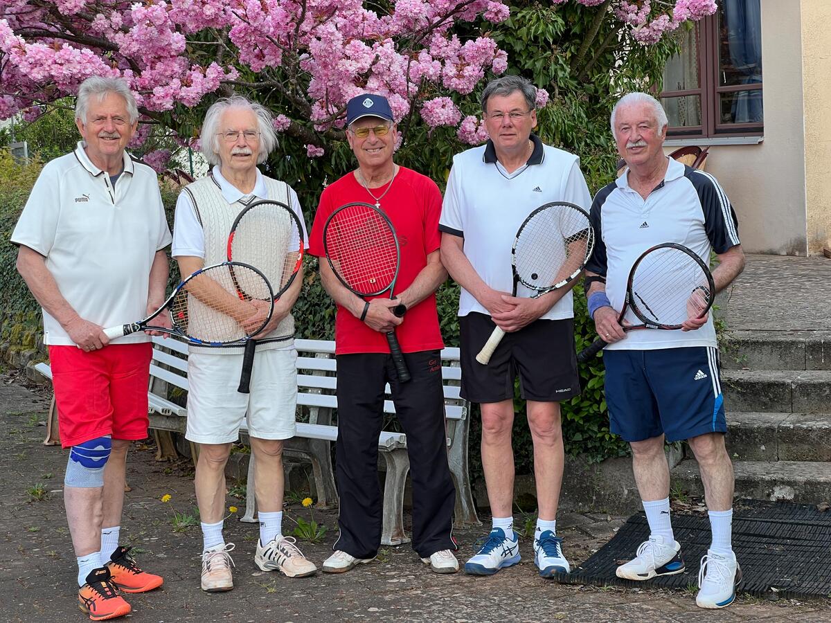 von links: Heiner Stryz (MF), Eberhard Maass, Wolfgang Wiedemann, Herbert Meyer, Heinz Hohenstein
